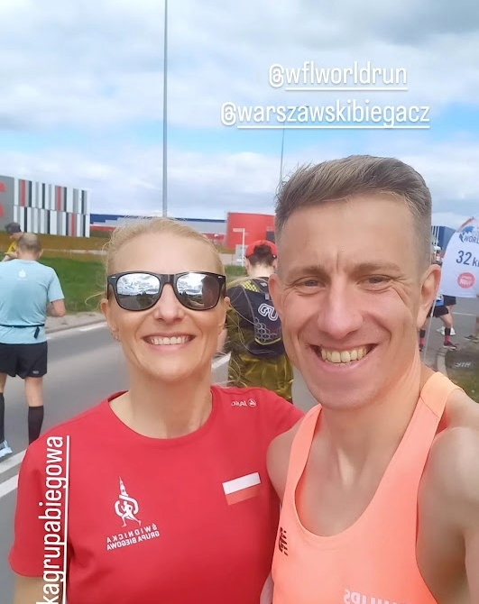 32 km biegu stacjonarnego Wings for Life