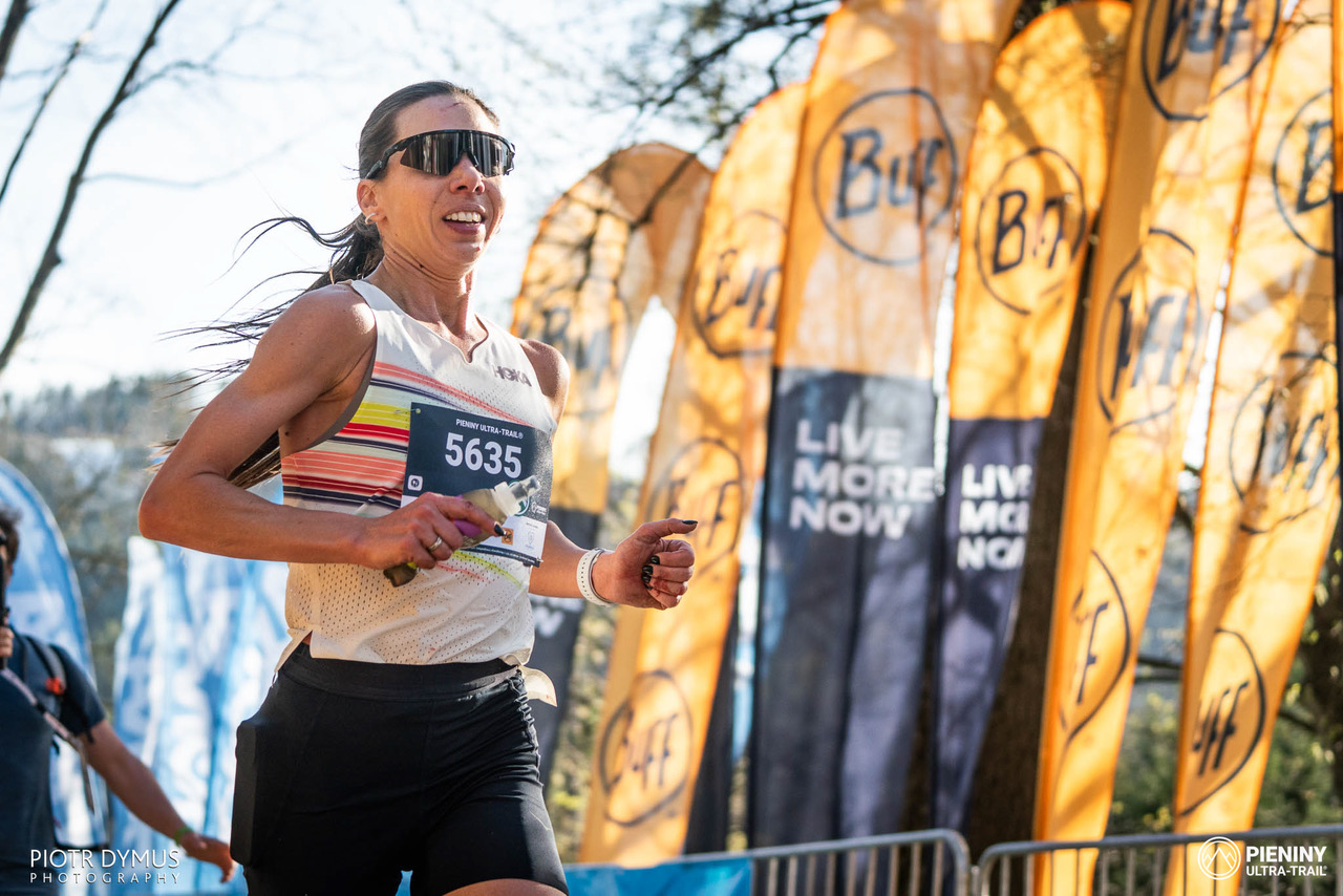 Martyna Młynarczyk podczas biegu Pieniny Ultra-Trail w Szczawnicy